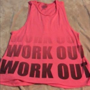 Workout tank top